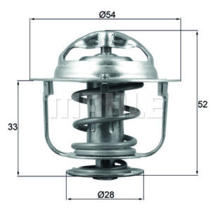 TERMOSTAT Thermostat insert - MAHLE