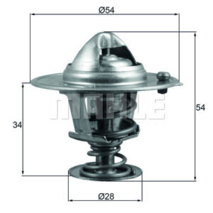 TERMOSTAT Thermostat insert - MAHLE