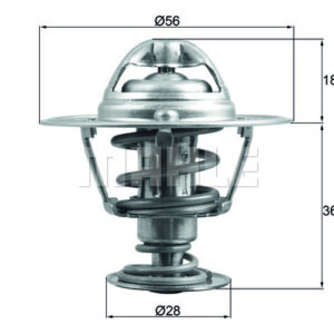 TERMOSTAT Thermostat insert - MAHLE