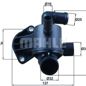 TERMOSTAT Thermostat housing - MAHLE