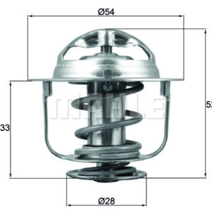 TERMOSTAT Thermostat insert - MAHLE