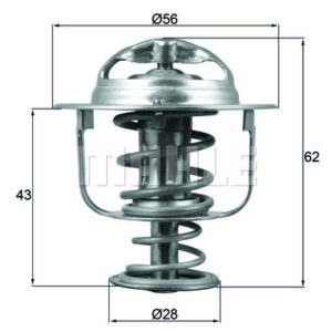 TERMOSTAT Thermostat insert - MAHLE