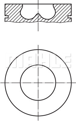 PISTON SEGMAN 0.50 84.50mm BMW N47 D20 E82 E87 F10 F20 F22 E90 E92 E93 F30 F34 F33 F32 F36 E60 E83 E84 F25 F15 - MAHLE