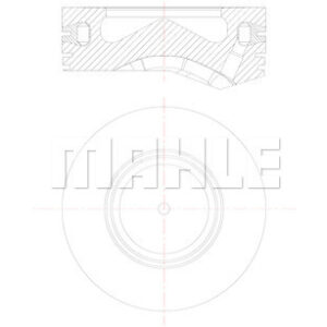 PISTON SEGMAN STD 84.00mm BMW N57 D30 A B C E90 E92 F32 F34 F10 F01 F25 F26 E70 F15 F16 E71 - MAHLE