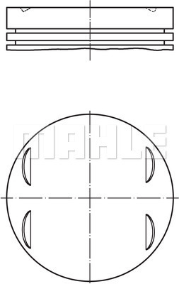 PISTON 84.25MM 0.25 E46 330 Cİ-Xİ E39 530İ E65 E66 E67 730İ E83 X3 E53 X5 3.0İ 00- M54B30 - MAHLE