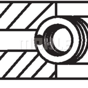 SEGMAN 81.00MM STD CADDY III GOLF IV-V BORA PASSAT 1.6 01- BFQ BGU ALZ BSE BSF - MAHLE