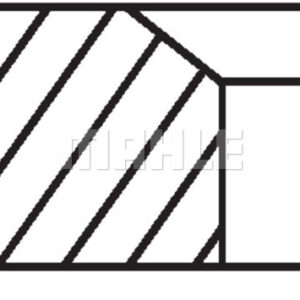 SEKMAN 102 95.50 MM 1.75 x 2 x 3.5-MS M102 190E 200E 95.5 MM 1.75/2/3.5 SEGMAN - MAHLE