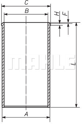 MOTOR GOMLEK DUCATO MASTER MOVANO JUMPER IVECO 2.8D / 2.8TD / 2.8HDI / 2.8JTD 94.40MM / STD - MAHLE