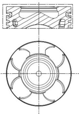 MOTOR PİSTON SEGMAN 0.400MM -0.20MM 69.6MM 90BG FIAT PUNTO-LINEA-DOBLO-OPEL ASTRA H-CORSA D 1.3JTD - MAHLE