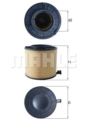 HAVA FİLTRESİ - MAHLE