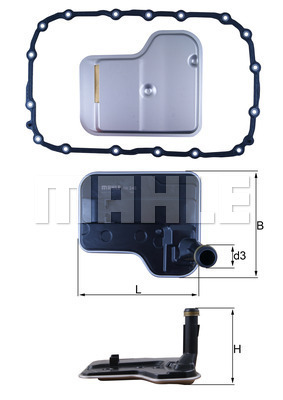 OTOMATIK SANZIMAN FILTRESI BMW N43 N45 N46 E87 E90 E91 E92 E84 E83 SANZ. GA6L45R CONTALI - MAHLE