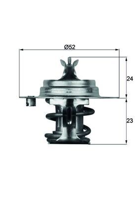 TERMOSTAT 88 C CONTALI FREELANDER 1 98 06 MG ROVER - MAHLE