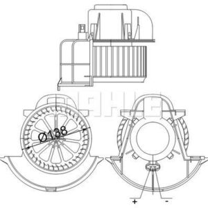 Innenraumgeblaese AUDI Q7 / PORSCHE - MAHLE