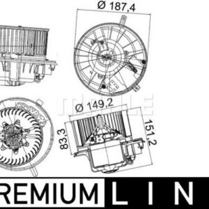 Innenraumgeblaese VW GOLF V/VI - MAHLE