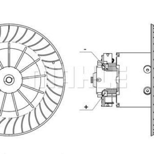 Innenraumgeblaese BMW 3 E36 - MAHLE