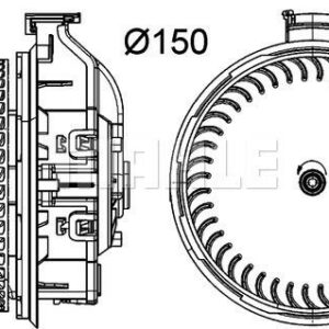 Innenraumgeblaese VW UP - MAHLE