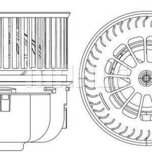 Innenraumgeblaese FORD MONDEO - MAHLE