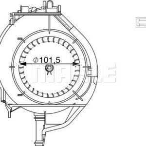 Innenraumgeblaese AUDI A6 C6 - MAHLE