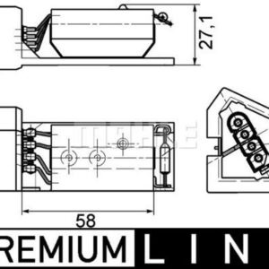 KALORIFER FAN DIRENCI BMW E36 - MAHLE