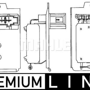 A/C-Gebl seregler und Widerstand AUDI A4 / VW PASSAT - MAHLE