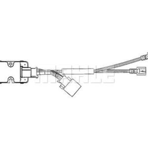 KLIMA FAN REGULATORU MERCEDES S-CLASS W140 C140 - MAHLE