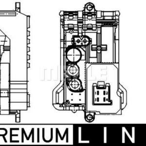 KLIMA FAN REGULATORU MERCEDES W211 S211 W163 - MAHLE