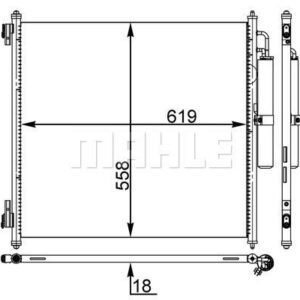 KLIMA RADYATORU DEFENDER L663 19 R.R 4 VOGUE L405 12 R.R SPORT 2 L494 - MAHLE