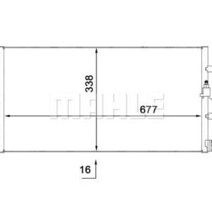 A/C-Kondensator AUDI A4/A5/A6/A7/Q5 - MAHLE