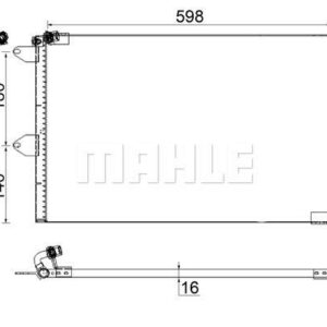 A/C-Kondensator VW POLO/ CADDY - MAHLE