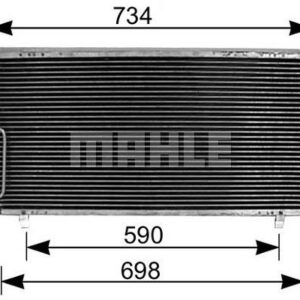 A/C-Kondensator NISSAN PRIMERA P11 - MAHLE