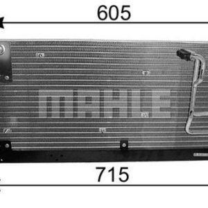 A/C-Kondensator OPEL CORSA B /TIGRA/COMBO - MAHLE