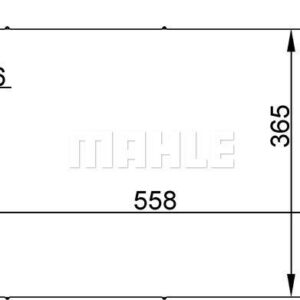 KLIMA RADYATORU KONDANSER FIESTA FUSION 1.25 1.4 1.6 1.4TDCI 02 08 MAZDA 2 125 1.4 - MAHLE