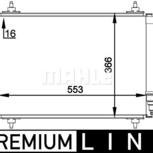 A/C-Kondensator PEUGEOT 307 - MAHLE