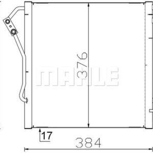 A/C-Kondensator SMART CITY-COUPE / CABRIO - MAHLE