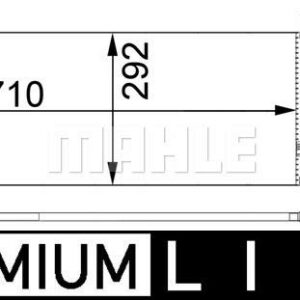 A/C-Kondensator FIAT DUCATO / PEUGEOT BOX - MAHLE