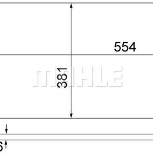 A/C-Kondensator FIAT PUNTO II - MAHLE