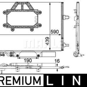 KLIMA RADYATORU MERCEDES C219 W211 S211 - MAHLE