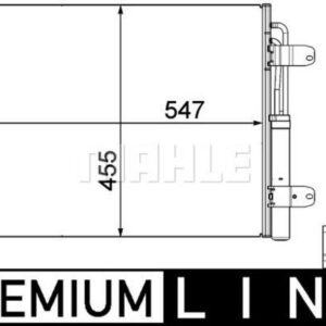 A/C-Kondensator VW TIGUAN - MAHLE