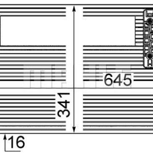 A/C-Kondensator AUDI A4 / A5 - MAHLE