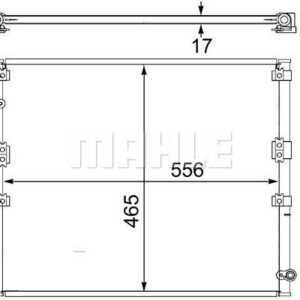 A/C-Kondensator TOYOTA LAND CRUISER - MAHLE