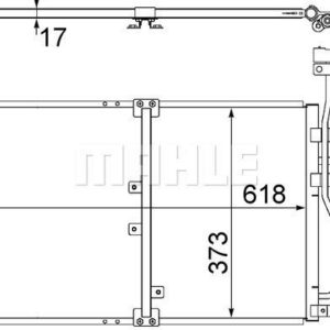 A/C-Kondensator OPEL ANTARA D 06- - MAHLE