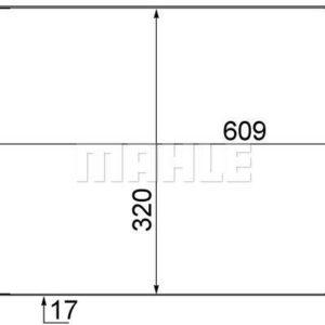 A/C-Kondensator FIAT PUNTO II 1.2 - MAHLE