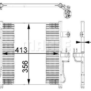 A/C-Kondensator HYUNDAI ACCENT II - MAHLE