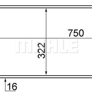 A/C-Kondensator HONDA JAZZ - MAHLE