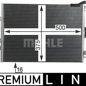 A/C-Kondensator RENAULT CLIO III - MAHLE