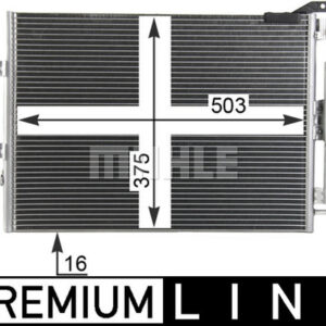 A/C-Kondensator RENAULT CLIO III - MAHLE