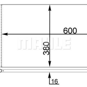 KLIMA RADYATORU BMW F25 F26 - MAHLE