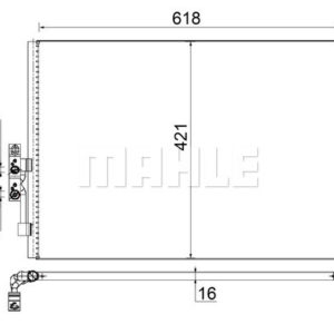 A/C-Kondensator BMW X3 - MAHLE