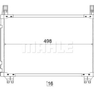 A/C-Kondensator TOYOTA YARIS SCP9 - MAHLE