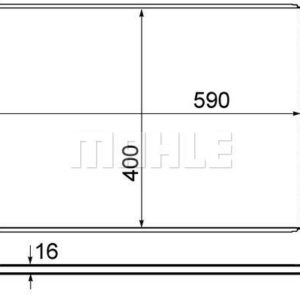 KLIMA RADYATORU KONDANSER FOCUS III 1.0 ECOBOOST -1.6TDCI 11 GRAND C-MAX 11 591 377 16 - MAHLE